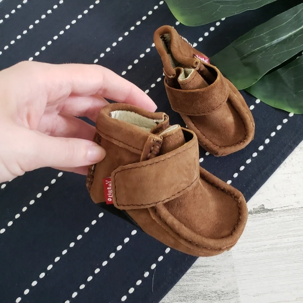 Olibert Olibaby Moccasins Brown Leather